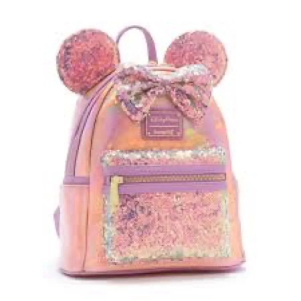 NWT Minnie Mouse EARidescent Mini Backpack by Loungefly - Picture 5 of 10